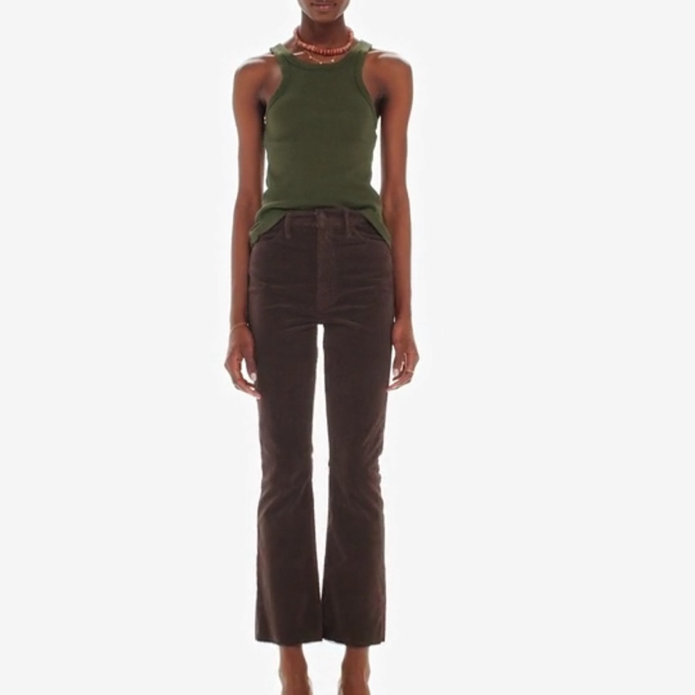 Mother Denim Hustler Ankle Fray